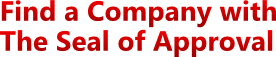 Find a Company with The Seal of Approval